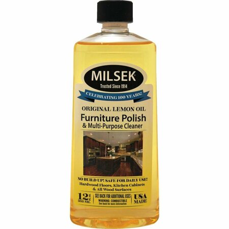 MILSEK 12 Oz. Lemon Furniture Polish & Cleaner 13570